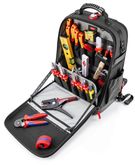 KNIPEX 00 21 50 E Tool backpack Modular X18 Electric 22 parts 