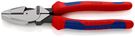KNIPEX 09 02 240 Lineman's Pliers American style with multi-component grips black atramentized 240 mm