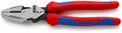 KNIPEX 09 12 240 Lineman's Pliers American style with multi-component grips black atramentized 240 mm