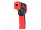 Infrared thermometer; LCD; -32÷420°C; Accur.(IR): ±1.5%,±1.5°C UNI-T