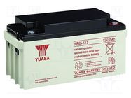 Re-battery: acid-lead; 12V; 65Ah; AGM; maintenance-free; 22.82kg YUASA