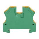 PE terminal WPE 6, Screw connection, 6 mm², Green/yellow, Weidmuller