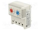 Sensor: thermostat; NC + NO; 10A; 250VAC; screw terminals; IP20 Alfa Electric