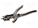 Pliers; for making holes in leather, fabrics and plastics IRIMO