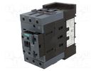 Contactor: 3-pole; NO x3; Auxiliary contacts: NO + NC; 230VAC SIEMENS