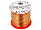 Coil wire; single coated enamelled; 0.7mm; 0.2kg; -65÷200°C INDEL