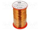 Coil wire; single coated enamelled; 0.8mm; 0.5kg; -65÷200°C INDEL
