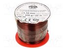 Coil wire; single coated enamelled; 1.1mm; 0.2kg; -65÷200°C INDEL