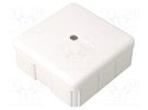 Enclosure: junction box; X: 65mm; Y: 75mm; Z: 45mm; wall mount; IP65 SCHNEIDER ELECTRIC