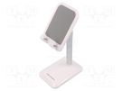 Tablet/smartphone stand; 4÷12.9"; white VENTION
