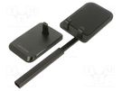 Tablet/smartphone stand; 4÷12.9"; black VENTION