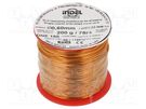 Coil wire; single coated enamelled; 0.6mm; 0.2kg; -65÷180°C INDEL