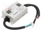 Power supply: switched-mode; LED; 20W; 18÷30VDC; 700mA; 90÷305VAC MEAN WELL