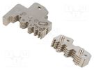 Crimping jaws; non-insulated solder sleeves; 0.25÷16mm2 BEX