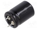 Capacitor: electrolytic; SNAP-IN; 100uF; 450VDC; Ø22x30mm; ±20% SAMWHA