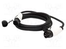 Cable: eMobility; 1x0.75mm2,5x6mm2; 400V; 22kW; IP55; 7.5m; 32A DIGITUS