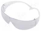 Safety spectacles; Lens: transparent; Classes: 1; SecureFit™ 200 3M