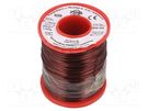 Coil wire; single coated enamelled; 1.1mm; 1kg; -65÷200°C INDEL