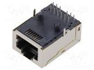 Socket; RJ45; PIN: 8; Cat: 6a; shielded,with isolation transformer ADAM TECH