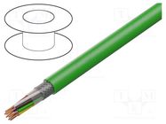 Wire: encoder cable; hybrid,ÖLFLEX® SERVO FD 798 CP; green; PUR LAPP