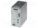 Power supply: switched-mode; for DIN rail; 480W; 24VDC; 20A; IP20 PHOENIX CONTACT