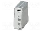 Power supply: switched-mode; for DIN rail; 55W; 12VDC; 4.6A; IP20 PHOENIX CONTACT