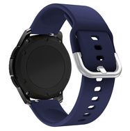 Silicone Strap TYS wristband for smartwatch, universal, 22mm, dark blue, Hurtel