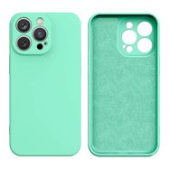 Silicone case for iPhone 13 Pro Max silicone cover mint green, Hurtel