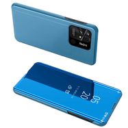Clear View Case cover for Xiaomi Redmi 10C flip cover blue, Hurtel