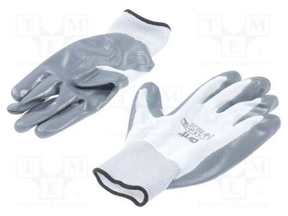 Protective gloves; Size: L; grey-black; Resistance to: abrasion AVIT AV-13072