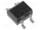 Bridge rectifier: single-phase; 200V; If: 0.5A; Ifsm: 30A; DB-1MS DC COMPONENTS
