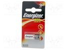 Battery: alkaline; 12V; 23A,8LR932,LRV08,MN21; non-rechargeable ENERGIZER