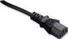 POWER CORD, IEC TO BARE END, 2.5M, 10A