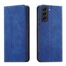 Magnet Fancy Case for Samsung Galaxy S23+ flip cover wallet stand blue, Hurtel