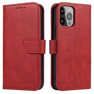 Magnet Case case for Samsung Galaxy S23 cover with flip wallet stand red, Hurtel