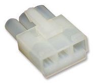 CONNECTOR HOUSING, RCPT, 3POS, 6.7MM