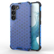 Honeycomb case for Samsung Galaxy S23 armored hybrid cover blue, Hurtel