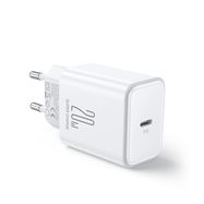 USB C 20W PD Joyroom JR-TCF06 charger - white, Joyroom