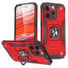 Wozinsky Ring Armor iPhone 15 Pro Max Ring Armor Case - Red, Wozinsky