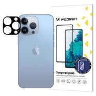 9H tempered glass for iPhone 15 Pro Wozinsky Full Camera Glass - black, Wozinsky