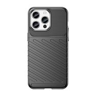 Armored iPhone 15 Pro Max Thunder Case - black, Hurtel