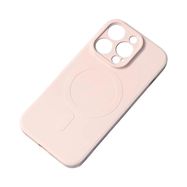 iPhone 14 Plus Silicone Case Magsafe - pink, Hurtel