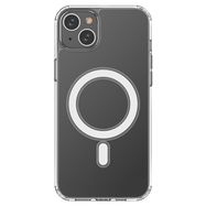 MagSafe iPhone 15 Clear Magnetic Case - transparent, Hurtel