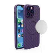 MagSafe Woven Case for iPhone 15 - purple, Hurtel