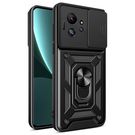 Hybrid Armor Camshield case for Infinix Zero Ultra with camera cover - black, Hurtel