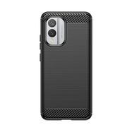 Carbon Case silicone case for Nokia X30 - black, Hurtel