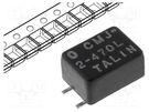 Inductor: wire; SMD; 500mA; 130mΩ; Induct.of indiv.wind: 47uH TALEMA