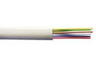 CABLE, FLAT, 7X2.46MM, WHITE, 100M