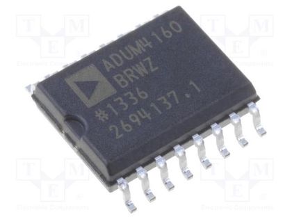 IC: interface; digital isolator; 12Mbps; iCoupler®; 3.1÷5.5VDC Analog Devices ADUM4160BRWZ