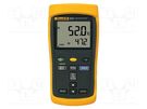 Meter: temperature; digital; LCD; -200÷1372°C; Resol: 0.1°C FLUKE